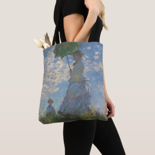 Frau mit Sonnenschirm - Frau Monet und ihr Sohn