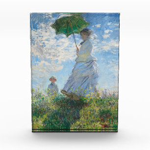 Frau mit Sonnenschirm, Frau Monet und ihr Sohn Fotoblock