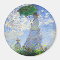 Frau mit Sonnenschirm, Frau Monet und ihr Sohn