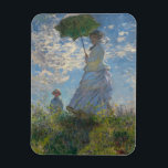 Frau mit Sonnenschirm - Frau Monet und ihr Sohn Magnet<br><div class="desc">Frau mit Sonnenschirm - Frau Monet und ihr Sohn von Claude Monet. 1875,  Öl auf Leinwand.</div>