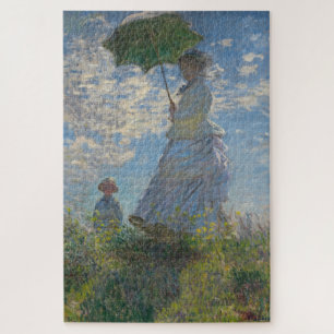 Frau mit Sonnenschirm - Frau Monet und ihr Sohn Puzzle
