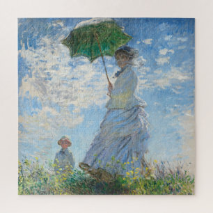 Frau mit Sonnenschirm, Frau Monet und ihr Sohn Puzzle