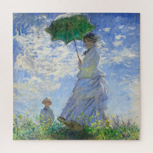 Frau mit Sonnenschirm, Frau Monet und ihr Sohn Puzzle