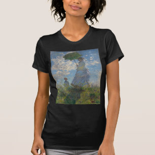 Frau mit Sonnenschirm - Frau Monet und ihr Sohn T-Shirt