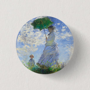 Frau mit Sonnenschirm, Madame Monet und ihr Sohn Button