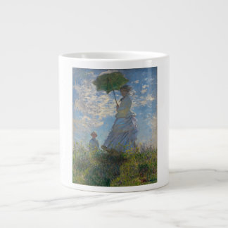 Frau mit Sonnenschirm - Madame Monet und ihr Sohn Jumbo-Tasse