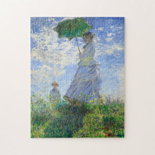 Frau mit Sonnenschirm, Madame Monet und ihr Sohn Puzzle
