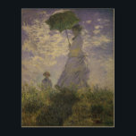 Frau mit Sonnenschirm von Claude Monet, Vintage Ku Holzwanddeko<br><div class="desc">Der Spaziergang, Camille Monet und ihr Sohn Jean (Frau mit Parasol) (1875) von Claude Monet ist ein Vintages impressionistisches Gemälde aus einer Familie. Eine Mutter, die mit ihrem kleinen Kind auf einem Feld oder einer Frühjahrswiese spazieren geht. Sie hält einen Sonnenschirm und trägt ein schönes Kleid, das in der sanften...</div>