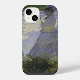 Frau mit Sonnenschirm von Claude Monet, Vintage-Ku iPhone Hülle