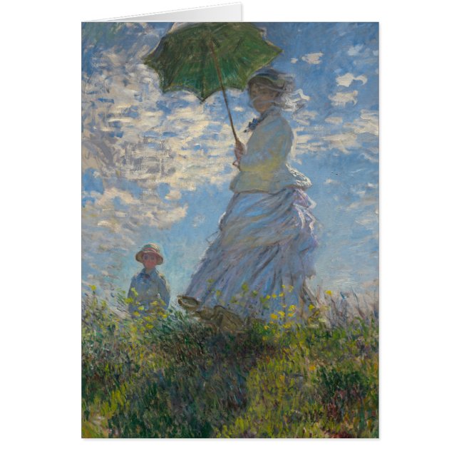 Frau mit Sonnenschirm von Monet (Vorne)