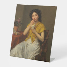 Frau mit Süßigkeiten (von Ludwig Knaus)