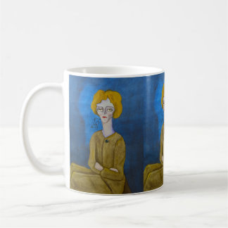 "Frau mit verschränkten Armen" Kaffeetasse