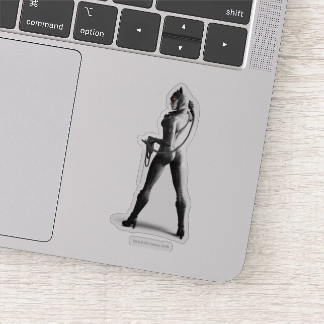 Frau mit Whip Aufkleber (Detail)