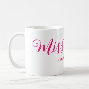 Frau Modern Boho Script Bachelorette Kaffeetasse