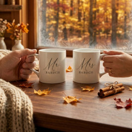 Frau Modern Newlywed Bride Espressotasse