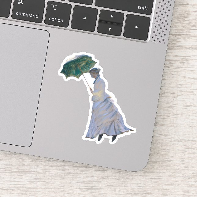 Frau Monet ist überwältigt  Aufkleber (Detail)