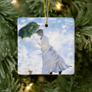 Frau Monet ist völlig aus dem Häuschen  Keramikornament