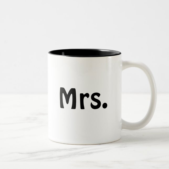 Frau Mug Zweifarbige Tasse (Rechts)