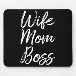 Frau Mutter Chefin Dame Lustige Mama Süße Mousepad