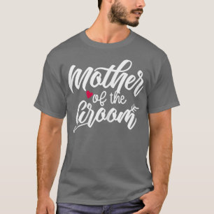 Frau Mutter des Herzens in der Gärenarbe Hochzeit  T-Shirt