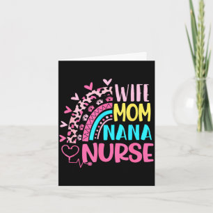 Frau Mutter Nana Krankenschwester Muttertag Kranke Karte