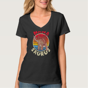 Frau Nana Saurus I Stegosaurus Stenops I Familie T-Shirt