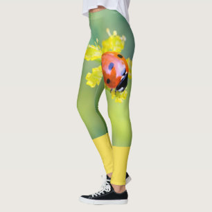Frau oben leggings