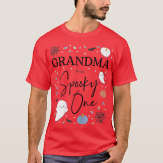 Frau Oma von der Spooky One Birthday Bo T-Shirt