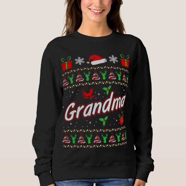 Frau Oma Weihnachten T - Shirt Geschenk Idee (Vorderseite)