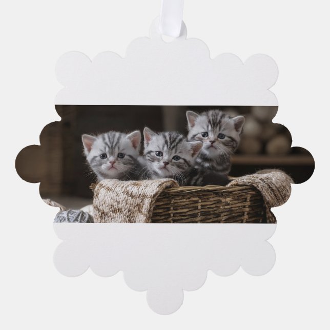 Frau Ornament Karte (Vorderseite)