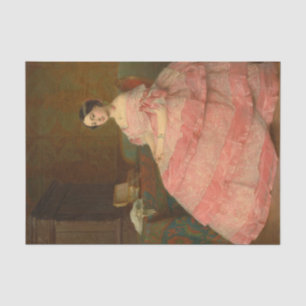 Frau P (1857) von Eugene Fichel Seidenpapier