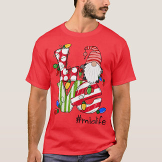 Frau Personalisiert Liebe Mialife Candy Gnome Chri T-Shirt