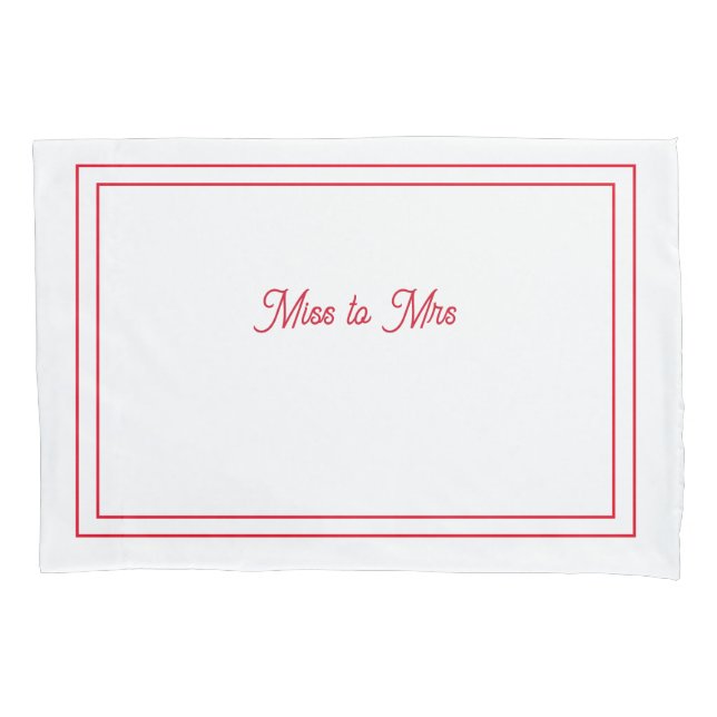 Frau Pillowcase Kissenbezug (Vorderseite)