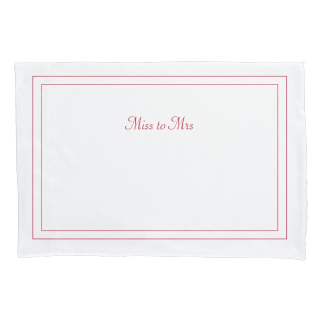 Frau Pillowcase Kissenbezug (Vorderseite)