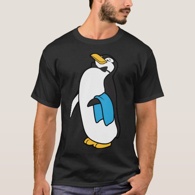 Frau Poppins Pinguin T-Shirt (Vorderseite)
