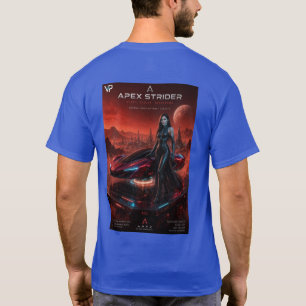 Frau posiert Apex Strider T-Shirt