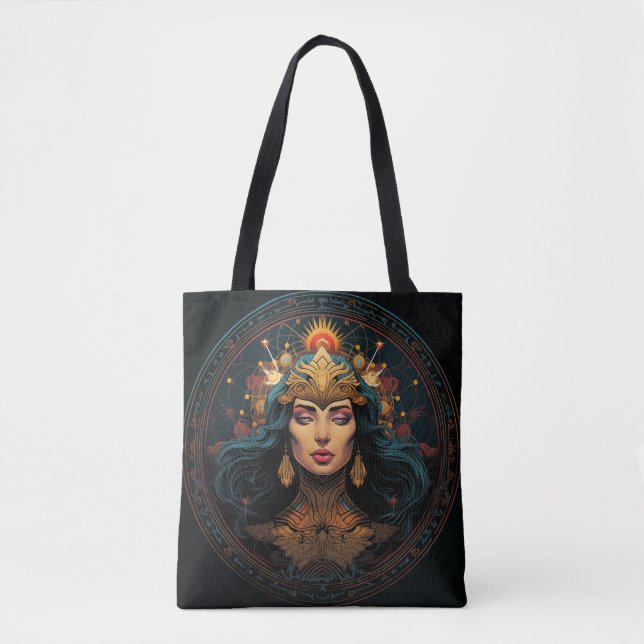 Frau Powa Queen Tote Bag (Vorderseite)