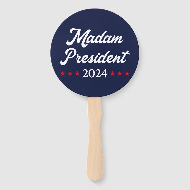 Frau Präsidentin 2024 I - Kamala Harris Fächer (Vorderseite)
