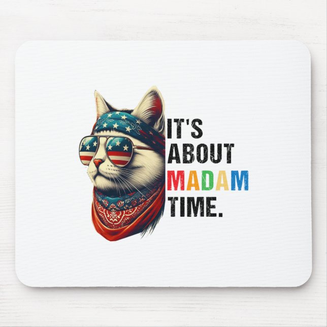 Frau Präsidentin 2024 Kamala Harris Dnc Kundgebung Mousepad (Vorne)