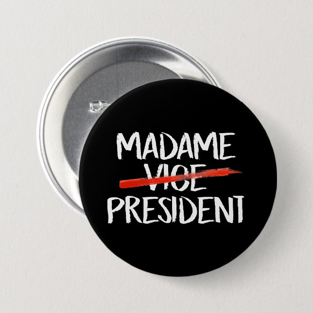 Frau Präsidentin Button (Vorne & Hinten)