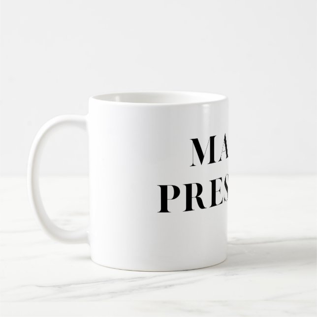 Frau Präsidentin Election Hat Kaffeetasse (Links)