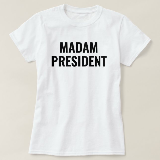 Frau Präsidentin Harris 2024 T-Shirt (Design vorne)