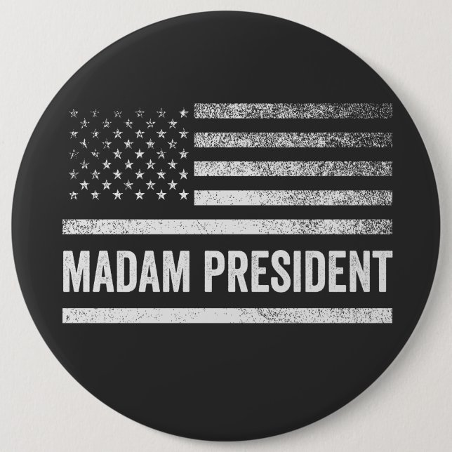 Frau Präsidentin, Harris Walz, Amerikanischer Flag Button (Vorderseite)