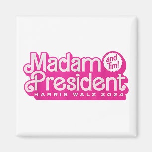 Frau Präsidentin Harris Walz Magnet