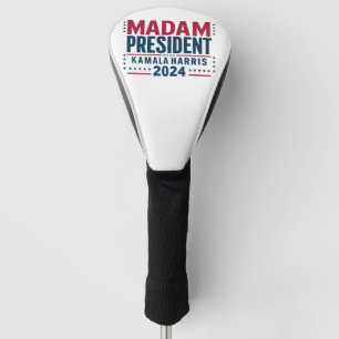 Frau Präsidentin Kamala Harris 2024 Abstimmung Dem Golf Headcover