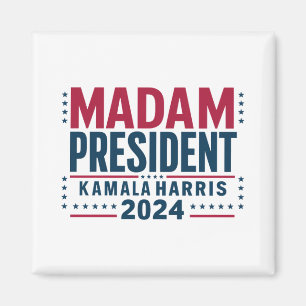 Frau Präsidentin Kamala Harris 2024 Abstimmung Dem Magnet
