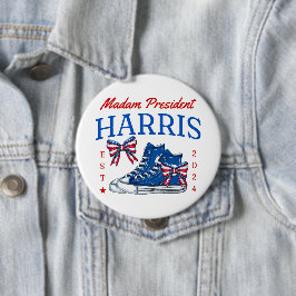 Frau Präsidentin Kamala Harris 2024 Button