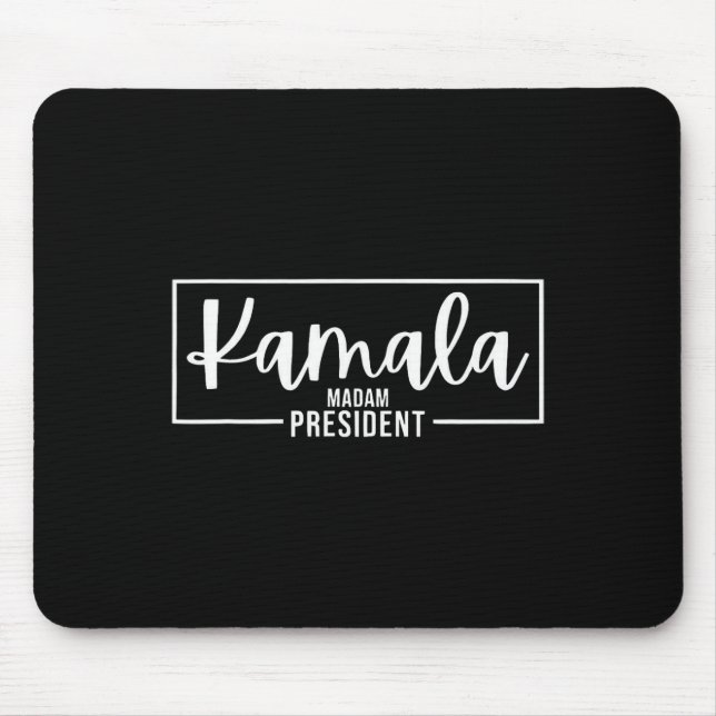 Frau Präsidentin - Kamala Harris 2024 Mousepad (Vorne)