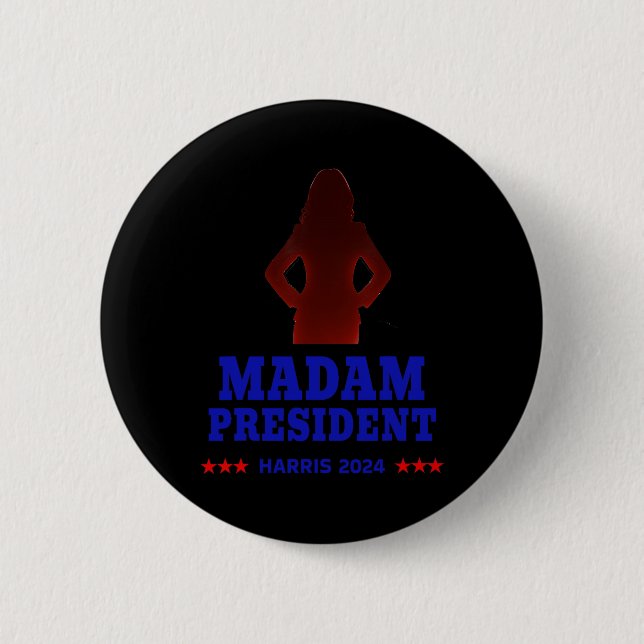 Frau Präsidentin, Kamala Harris 2024 R Button (Vorderseite)