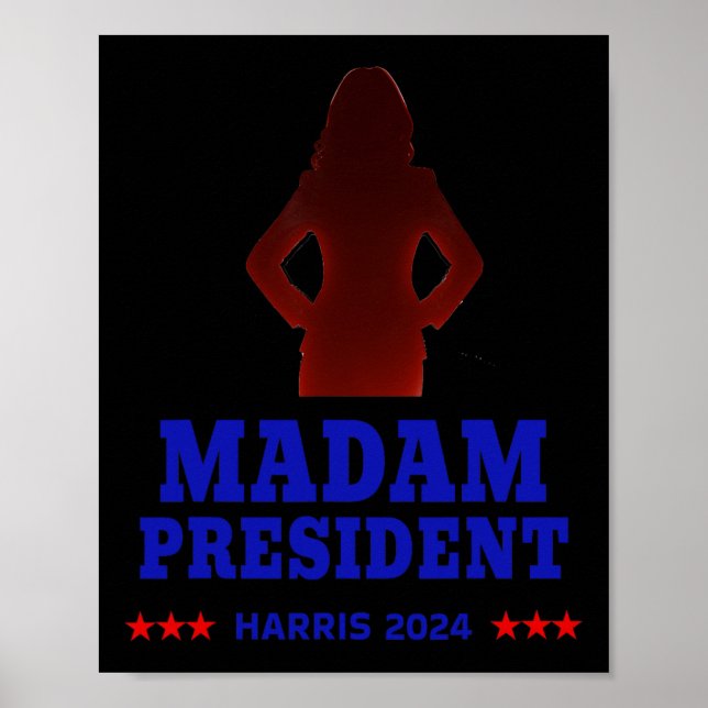 Frau Präsidentin, Kamala Harris 2024 R Poster (Vorne)